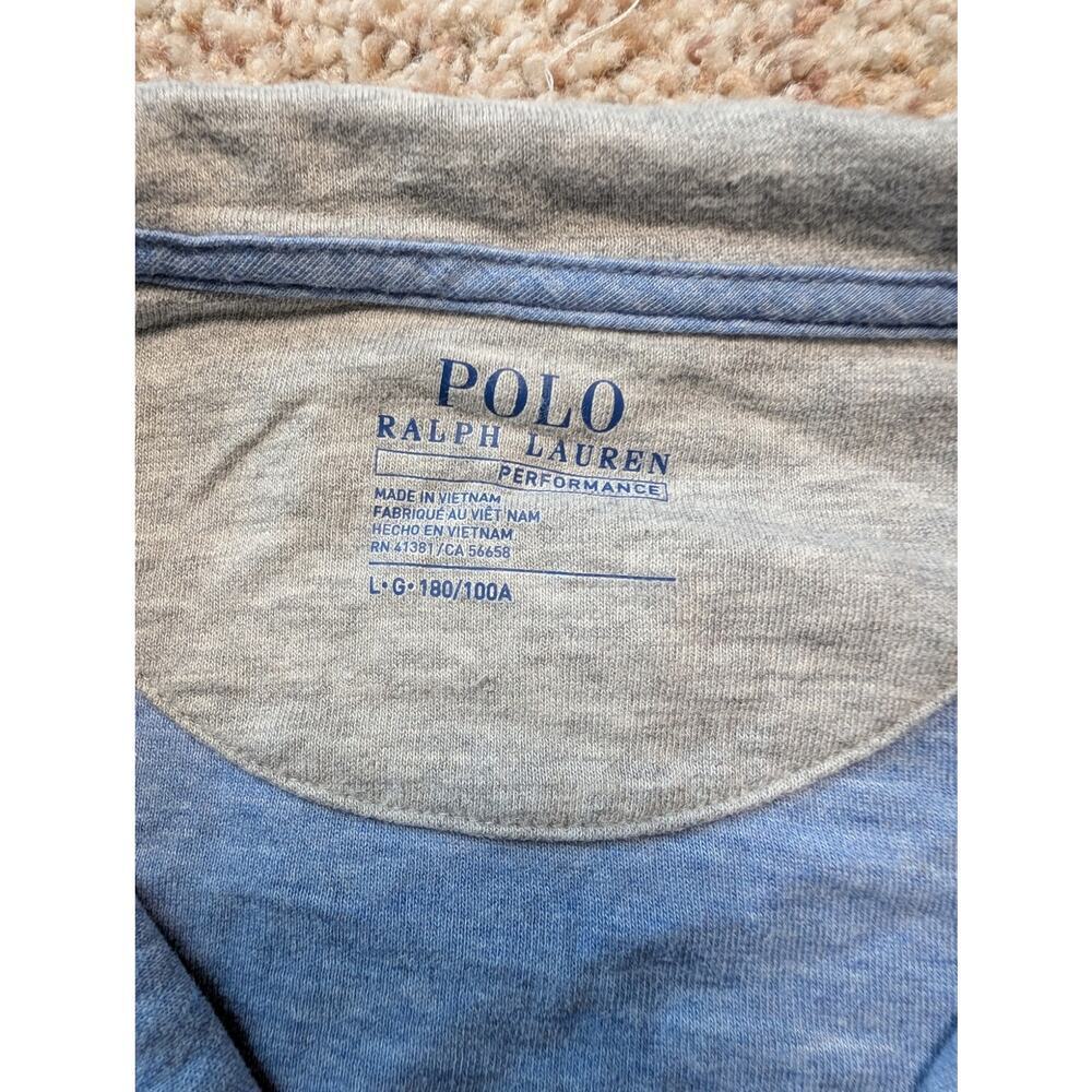 POLO Ralph Lauren 1/4 zip Men's Hoodie/Sweatshirt Performance cotton knit ; LG - Picture 3 of 9